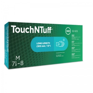 Ansell TouchNTuff 92-605 Powder-Free Disposable Nitrile Gloves